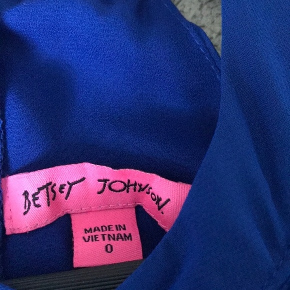 Betsey Johnson Royal Chiffon Dress - Picture 7 of 7
